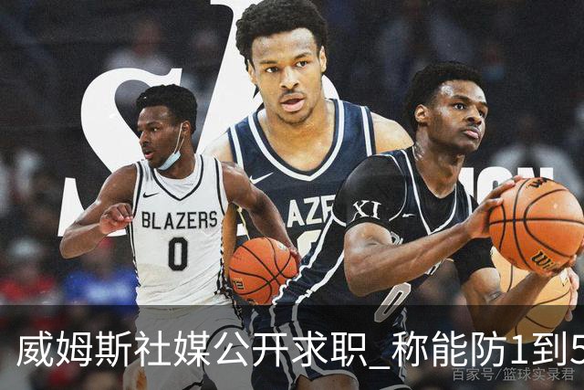 威姆斯社媒公开求职 称能防1到5号位